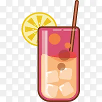 粉色杯子夏日果汁-空若网 粉色杯子夏日果汁-空若网