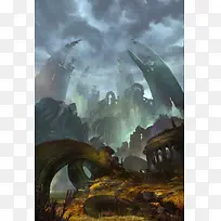 魔幻科幻小说插画-空若网 魔幻科幻小说插画-空若网