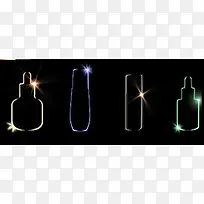 彩色光效线条化妆品-空若网 彩色光效线条化妆品-空若网