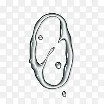 数字水滴元素-空若网 数字水滴元素-空若网