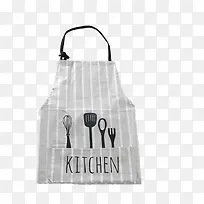 灰色北欧风厨房围裙-空若网 灰色北欧风厨房围裙-空若网