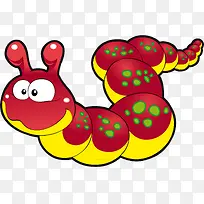 卡通毛毛虫素材-空若网 卡通毛毛虫素材-空若网