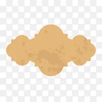 黄色云彩对称矢量-空若网 黄色云彩对称矢量-空若网