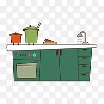 手绘厨房用品-空若网 手绘厨房用品-空若网