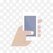 扁平化手拿手机-空若网 扁平化手拿手机-空若网