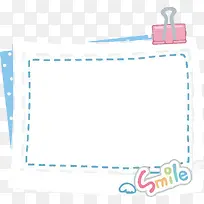 简约蓝色长框留言框矢量-空若网 简约蓝色长框留言框矢量-空若网