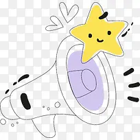 卡通喇叭-空若网 卡通喇叭-空若网