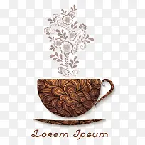 矢量咖啡装饰素材-空若网 矢量咖啡装饰素材-空若网