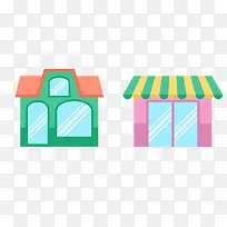 时尚扁平化城市-空若网 时尚扁平化城市-空若网