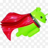 绿色安卓超人卡通-空若网 绿色安卓超人卡通-空若网