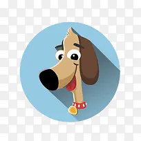 卡通动物头像免抠素材-空若网 卡通动物头像免抠素材-空若网