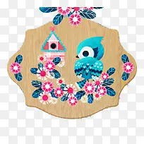 创意手绘木板标签-空若网 创意手绘木板标签-空若网