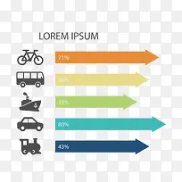 柱状信息图-空若网 柱状信息图-空若网