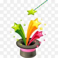 手绘立体星星-空若网 手绘立体星星-空若网