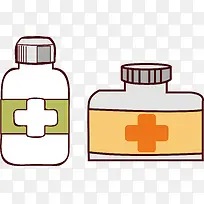 药瓶png矢量素材-空若网 药瓶png矢量素材-空若网