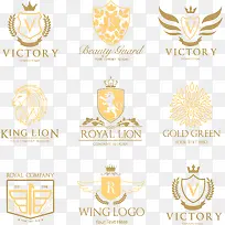 花纹标签金色欧式-空若网 花纹标签金色欧式-空若网