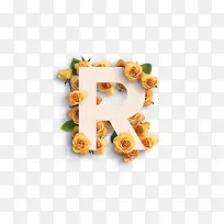 黄色玫瑰背景素材-空若网 黄色玫瑰背景素材-空若网