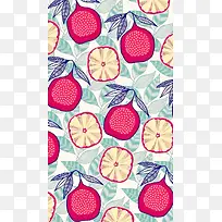 水果图案花纹壁纸-空若网 水果图案花纹壁纸-空若网