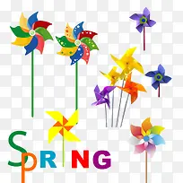 彩色风车-空若网 彩色风车-空若网