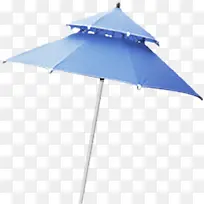 夏日蓝色雨伞摄影-空若网 夏日蓝色雨伞摄影-空若网