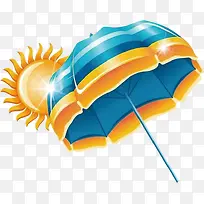 摄影手绘夏日卡通太阳伞-空若网 摄影手绘夏日卡通太阳伞-空若网