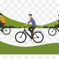 自行车旅行手绘素材-空若网 自行车旅行手绘素材-空若网