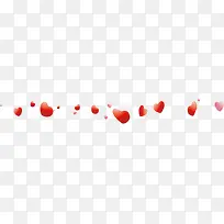 红色爱心海报报头-空若网 红色爱心海报报头-空若网