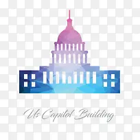矢量美国会议大厦建筑素材-空若网 矢量美国会议大厦建筑素材-空若网