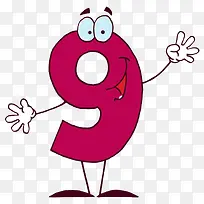 快乐卡通数字5-空若网 快乐卡通数字5-空若网