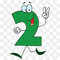 快乐卡通数字2-空若网 快乐卡通数字2-空若网