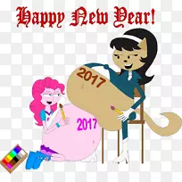 卡通人类行为剪贴画-新年快乐-空若网 卡通人类行为剪贴画-新年快乐-空若网