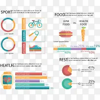 矢量手绘健身数据-空若网 矢量手绘健身数据-空若网