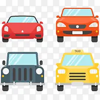 矢量手绘卡通汽车-空若网 矢量手绘卡通汽车-空若网