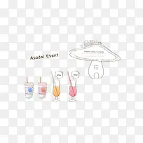 果汁杯素材-空若网 果汁杯素材-空若网