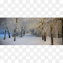 雪景背景-空若网 雪景背景-空若网