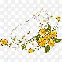 简约黄花绿草-空若网 简约黄花绿草-空若网