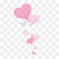粉色浅粉色爱心装饰-空若网 粉色浅粉色爱心装饰-空若网