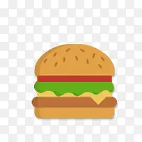 扁平化汉堡-空若网 扁平化汉堡-空若网