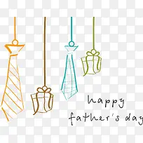 手绘父亲节快乐海报矢量图-空若网 手绘父亲节快乐海报矢量图-空若网
