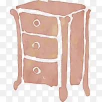 水彩家具矢量-空若网 水彩家具矢量-空若网