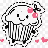 纸杯蛋糕画夹艺术-可爱-空若网 纸杯蛋糕画夹艺术-可爱-空若网