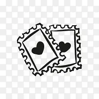 爱情邮票图标-空若网 爱情邮票图标-空若网