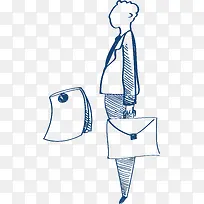 手账商务办公人物-空若网 手账商务办公人物-空若网