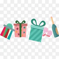 生日派对彩色礼物-空若网 生日派对彩色礼物-空若网