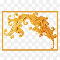 橙色凤雕-空若网 橙色凤雕-空若网