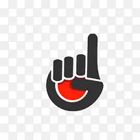 灰色手红色手心手指方向素材-空若网 灰色手红色手心手指方向素材-空若网