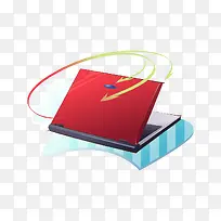 矢量笔记本电脑和箭头-空若网 矢量笔记本电脑和箭头-空若网