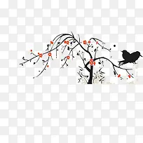 梅花树枝-空若网 梅花树枝-空若网