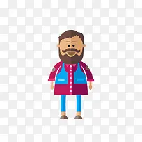 一家四口 扁平化-空若网 一家四口 扁平化-空若网