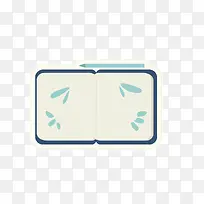 矢量卡通扁平化书本边框-空若网 矢量卡通扁平化书本边框-空若网